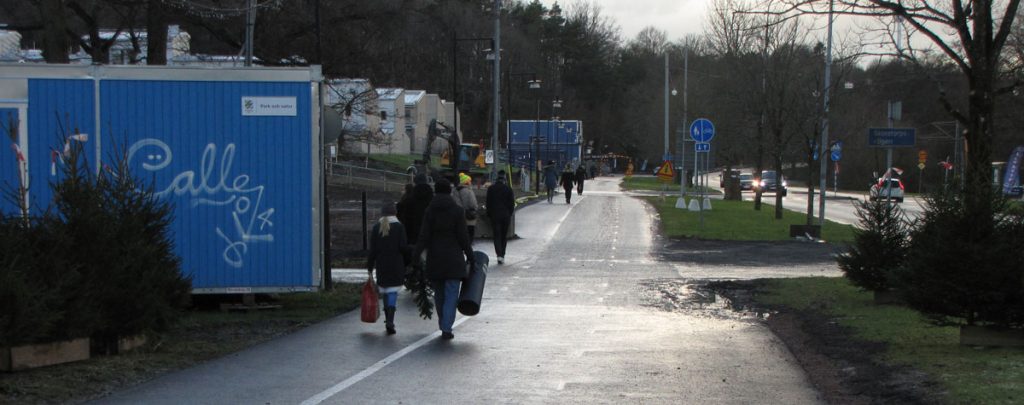 Delsjövägen: Första pendlingscykelbanans bredd Delsjövägen: Första pendlingscykelbanans bredd