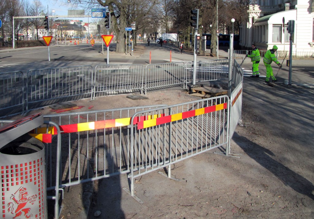 Cykelavspärrningen den 22 mars