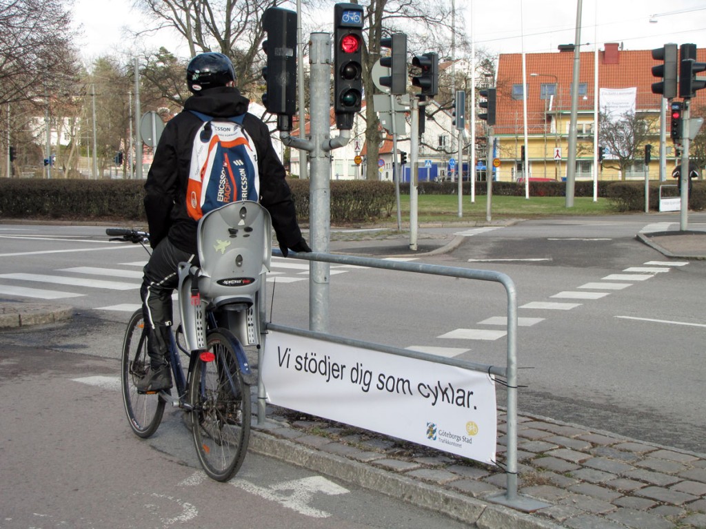 Stödräcke med baneroll