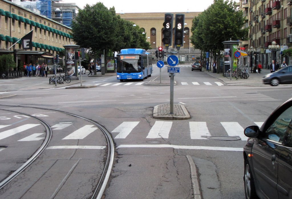 Trafiksignal på Avenyn /Engelbrektsgatan