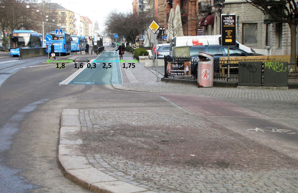 Södra Vägen vid Olof Wijksgatan