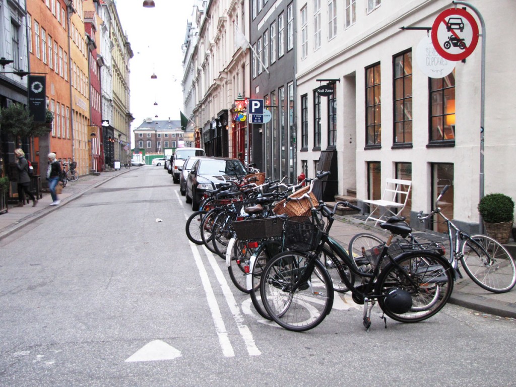 Skylt Motortrafik förbjuden i Köpenhamn