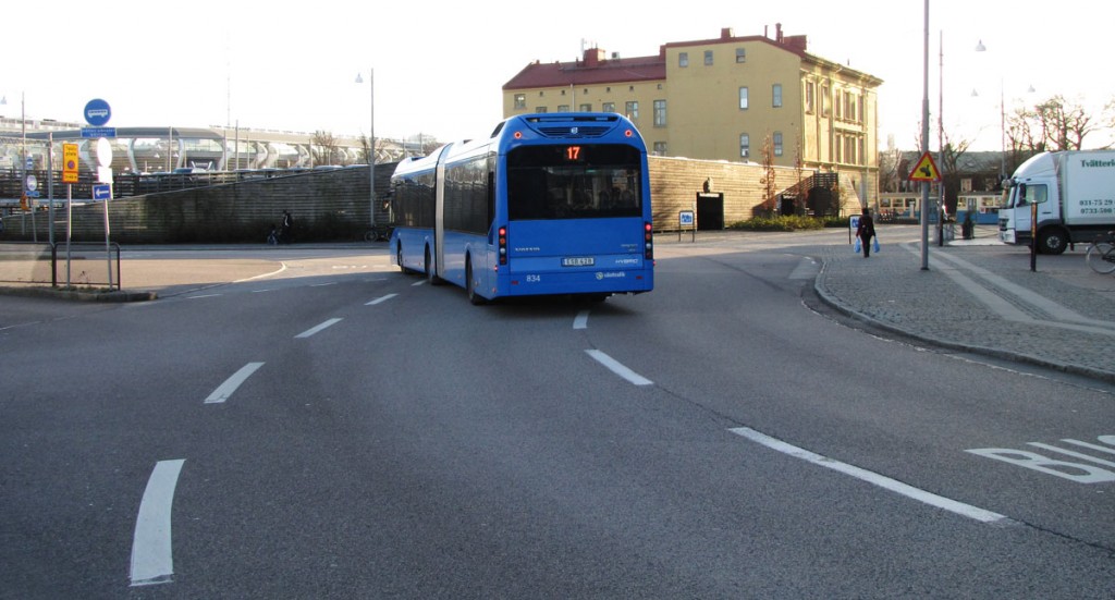 Bussars filval vid Göteborgs central