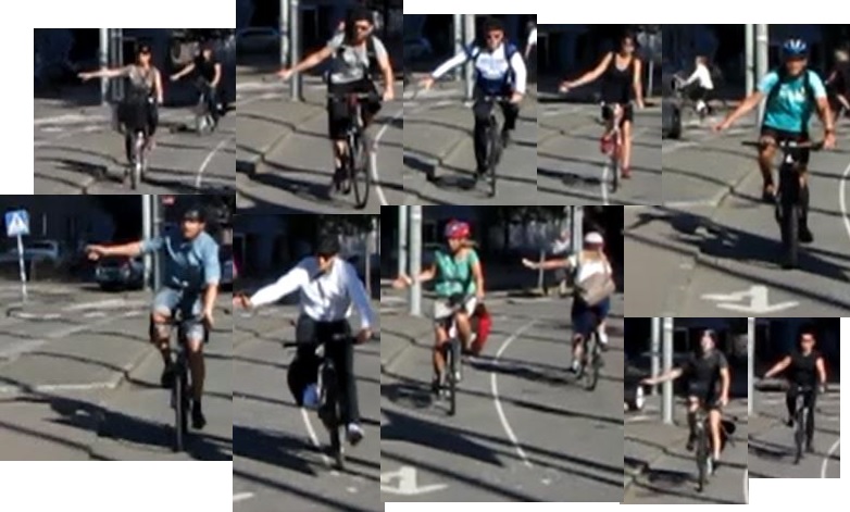 Cyklister mot Mölndal ger tecken