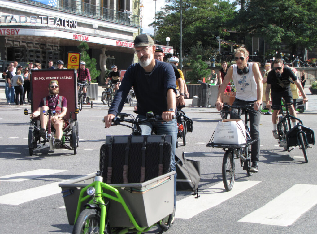 Många olika lastcykeltyper