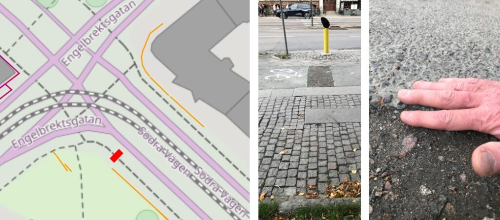 Dåligt fylld schaktning Dåligt fylld schaktning