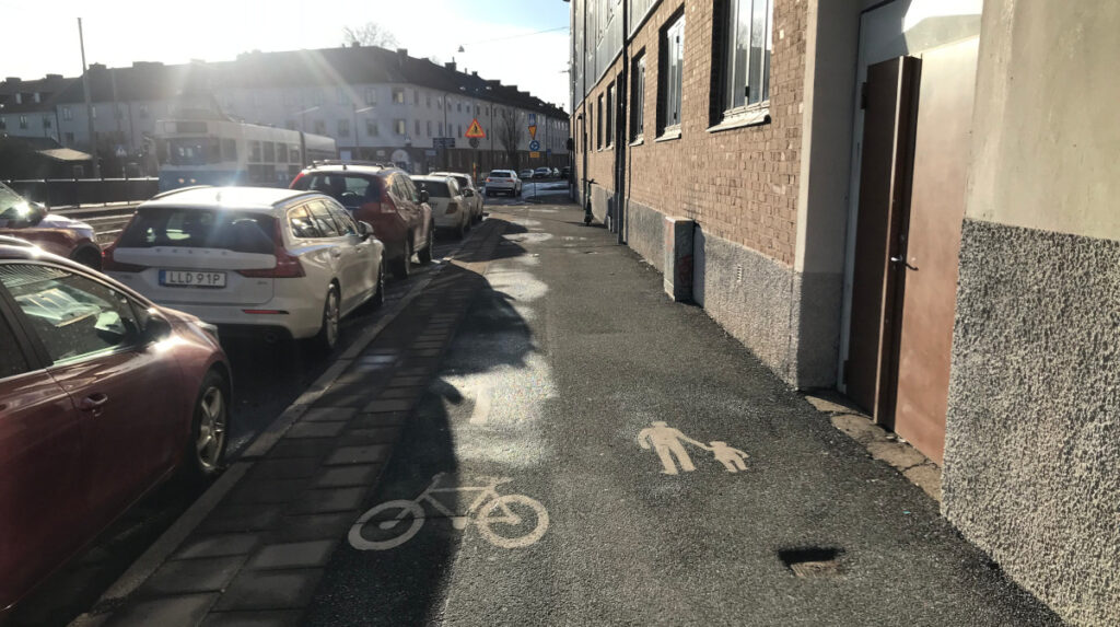 Mjuk separering vid Ekedalsgatan