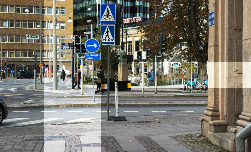 Siktlinje från Pustervik Siktlinje från Pustervik