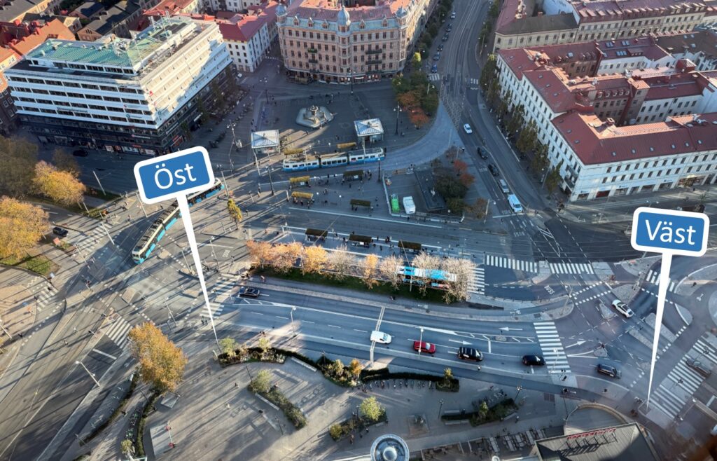 Järntorget från ovan Järntorget från ovan